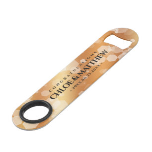 Elegant 7th 22nd Copper Wedding Anniversary Bar Key