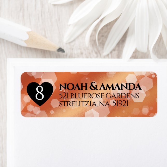 Elegant 8th Bronze Wedding Anniversary Celebration (Insitu)