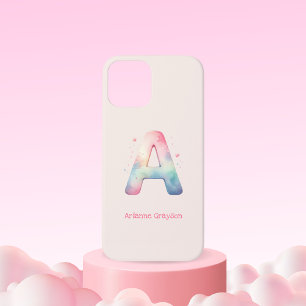 Elegant 'A' Monogram - Customizable Phone Case