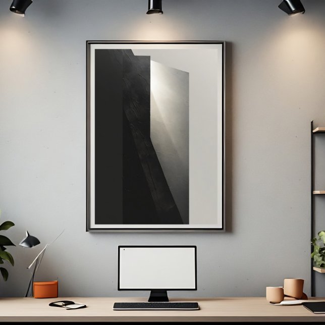 Elegant Abstract Arch Geometric Warm Tones Canvas Print (Creator Uploaded)