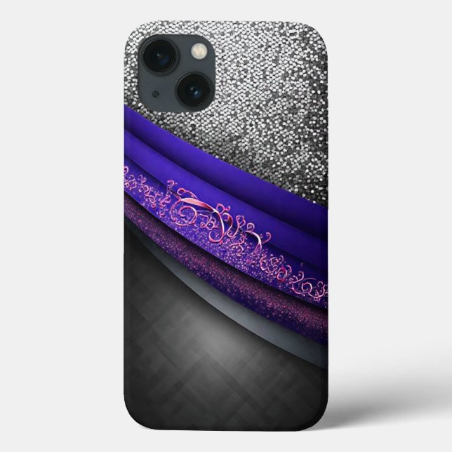 Elegant Abstract Design with Glittering Background Case-Mate iPhone Case (Back)