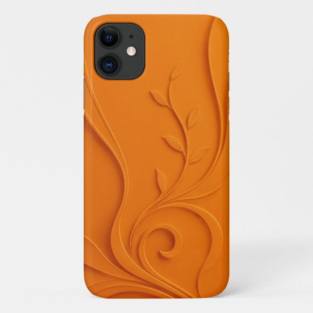 Elegant Abstract Floral Case-Mate iPhone Case (Back)