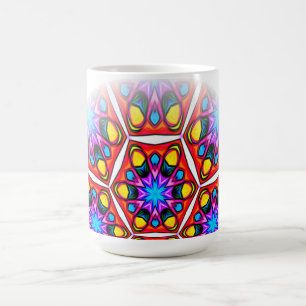 Elegant Abstract Floral Pattern Coffee Mug