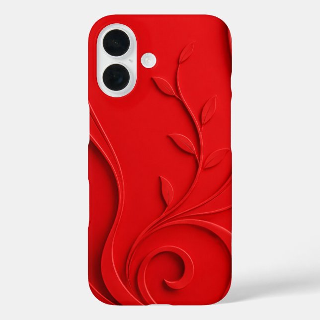 Elegant Abstract Floral Premium Stylish Case-Mate iPhone Case (Back)