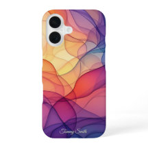 Elegant Abstract Flow Phone Case – Soft & Dreamy