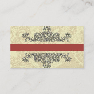 elegant abstract formal style business card temp