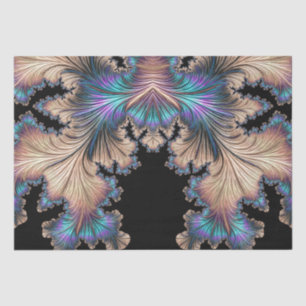 Elegant Abstract Fractal Feathers 12 Decoupage Tissue Paper