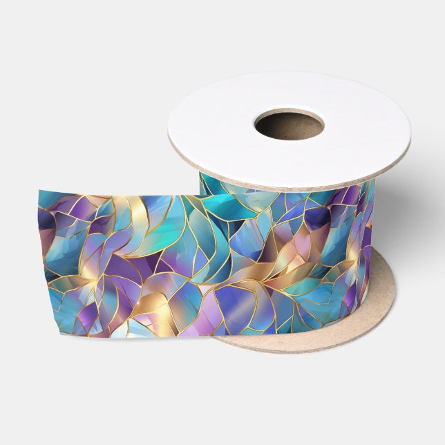 Elegant Abstract Glam Satin Ribbon (Spool)