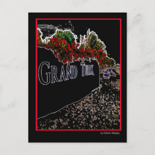 Elegant Abstract Grand Turk  Postcard
