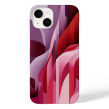 Elegant Abstract Lilac Red Pink Colours