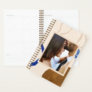 Elegant Abstract Modern Art Personalized Photo Planner
