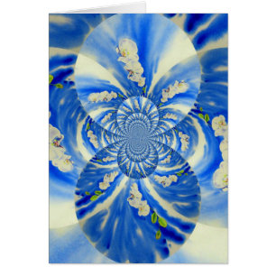 Elegant abstract Orchid Watercolor painting