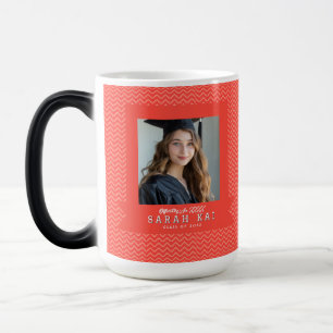 Elegant Abstract Pattern Congrat Graduate Magic Mug