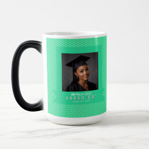 Elegant Abstract Pattern Graduation Gift Magic Mug