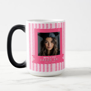 Elegant Abstract Print Certified Pharmacist Magic Mug