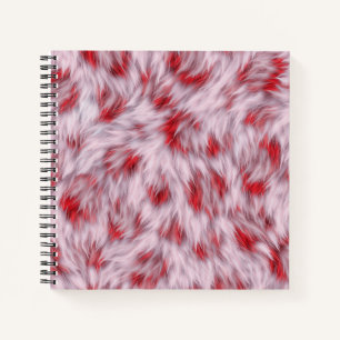 Elegant Abstract Soft Fluffy Fur Pattern   Notebook