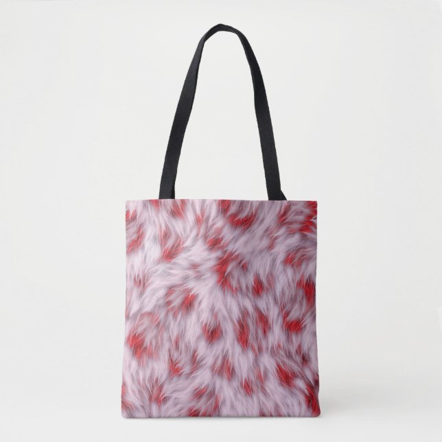Elegant Abstract Soft Fluffy Fur Pattern | Tote Bag (Front)