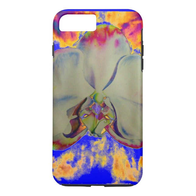 Elegant abstract tropical floral Case-Mate iPhone case (Back)