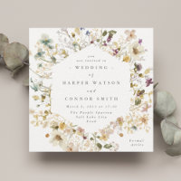 Elegant Abundance Dried Wildflower Pampas Wedding