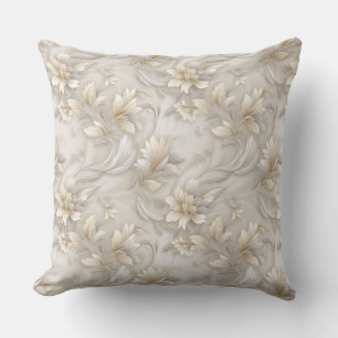 Elegant Acanthus Throw Pillow