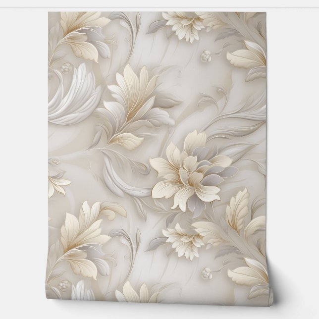 Elegant Acanthus Wallpaper (Unrolling)