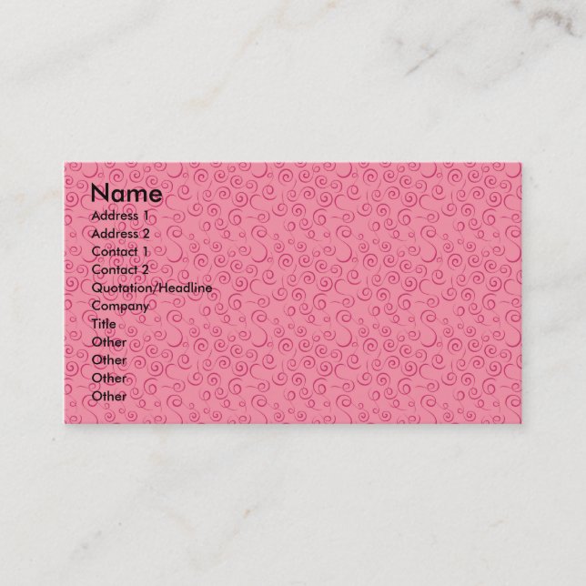 ELEGANT "ACHIEVE" BUSINESS CARDS (Front)