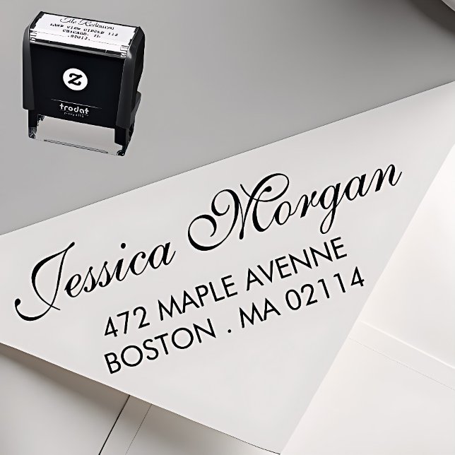 Elegant Address Stamp | Script Style (Creator Uploaded)