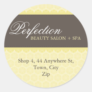 ELEGANT ADDRESS STICKER SEAL :: perfection 4A