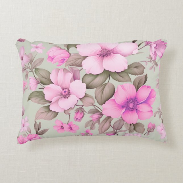 Elegant Aesthetic Throw Pillow - Decorative Accent (Front)