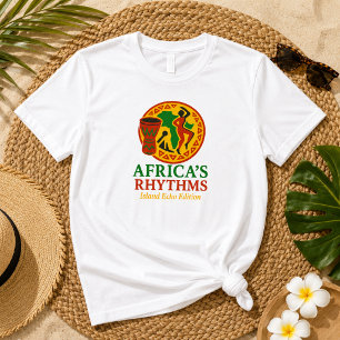 Elegant Africa Rhythms Tribal Drum Dance T-Shirt