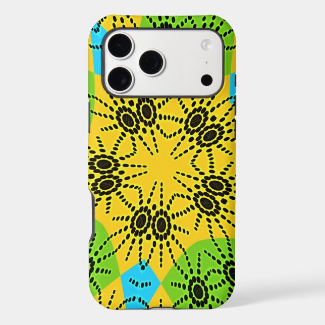 Elegant African-Inspired Spider Traditional Motif  (Back)
