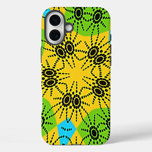 Elegant African-Inspired Spider Traditional Motif  Case-Mate iPhone Case (Back)