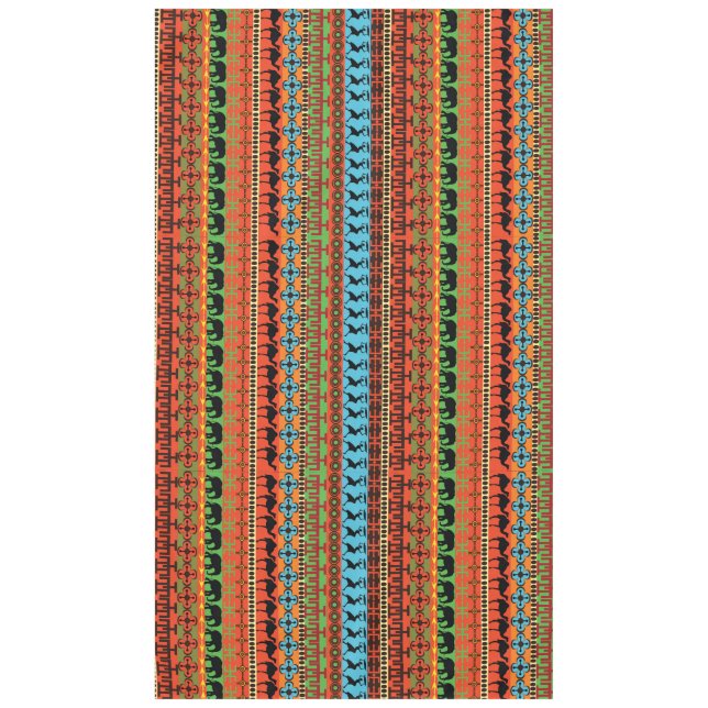 Elegant African - Kwanzaa Tablecover Tablecloth (Front)