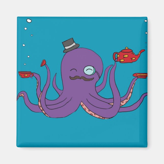 Élégant aimant Octopus (Devant)