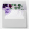 Elegant Airy Boho Floral Purple and Silver Wedding