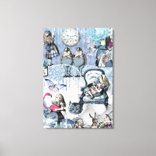 Elegant Alice in Wonderland Canvas Print