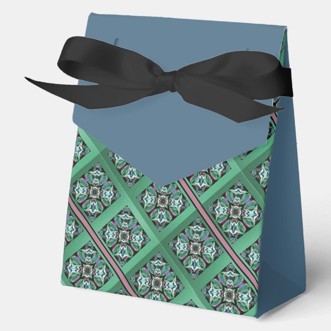 Elegant Allure Wrapping Paper-MVB Design 1 Favor Box (Front)