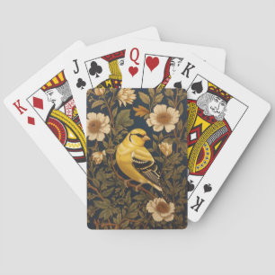 Elegant American Goldfinch  Playing Cards