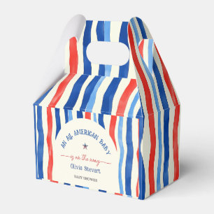Elegant An All American Baby 4th July Baby Shower Favor Box