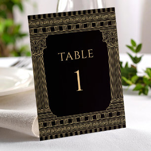 Elegant Ancient Greece Party Table Numbers