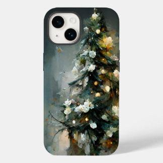 Elegant and Artistic Christmas Tree Case-Mate iPhone 14 Case