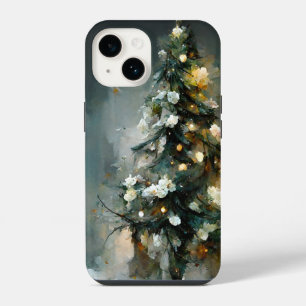 Elegant and Artistic Christmas Tree iPhone 14 Case