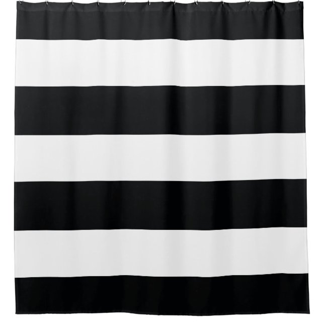 Elegant and Classy Black and White Stripes Pattern (Front)