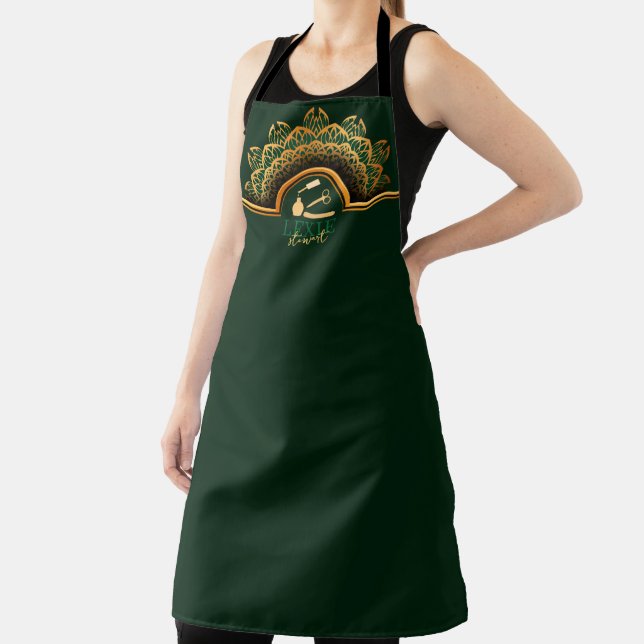 Elegant and Classy Nail Tech Custom Apron (Insitu)