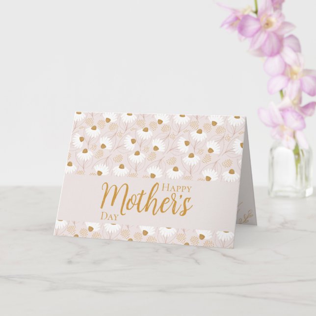 Elegant and Delicate Floral Mother's Day Card (Orchid)