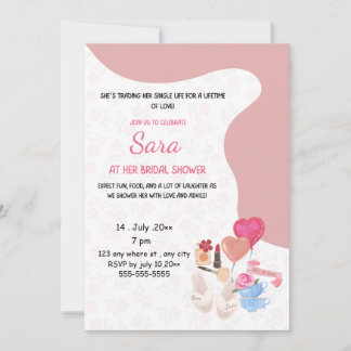 Elegant and feminine Bridal Shower Invitation
