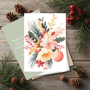 Elegant and festive Holiday Greeting Card