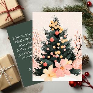 Elegant and festive Holiday Greeting Card
