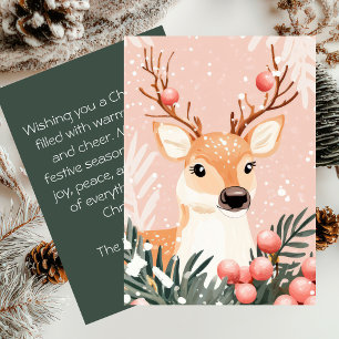 Elegant and festive Holiday Greeting Card