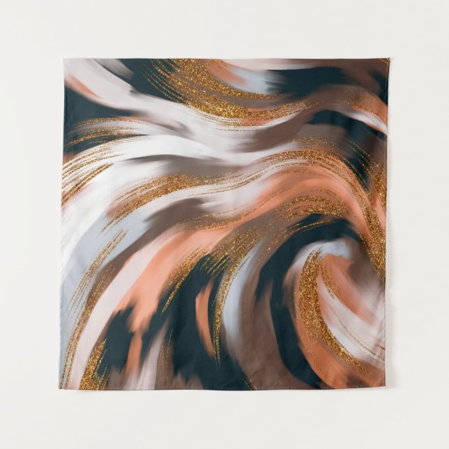 Elegant and glamorous style. Natural color palett Tapestry (Front)